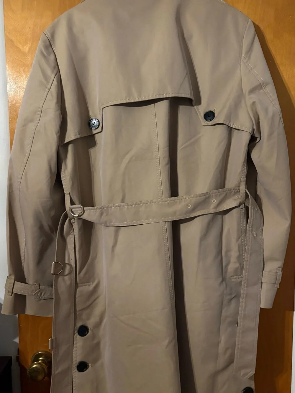 Burberry Beige Trench Coat with Vintage Check Lining - Picture 6 of 13